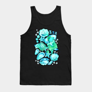 Fin-tastical Dreams on an Ocean Bed Tank Top